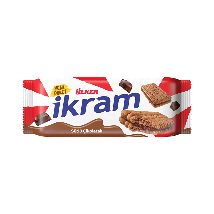 İkram Kremalı Bisküvi Çikolatalı 84 Gr